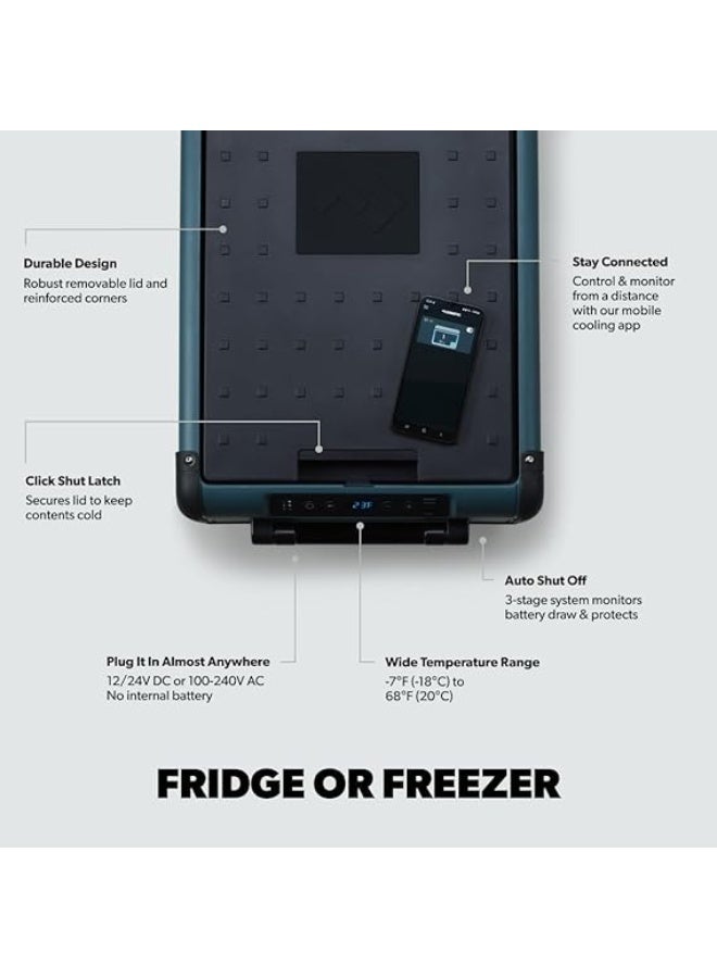 دوميتك ثلاجة ومجمد محمول دومتيك CFX2 بسعة 28 لتر، يعمل بالطاقة الكهربائية AC/DC - Image 2